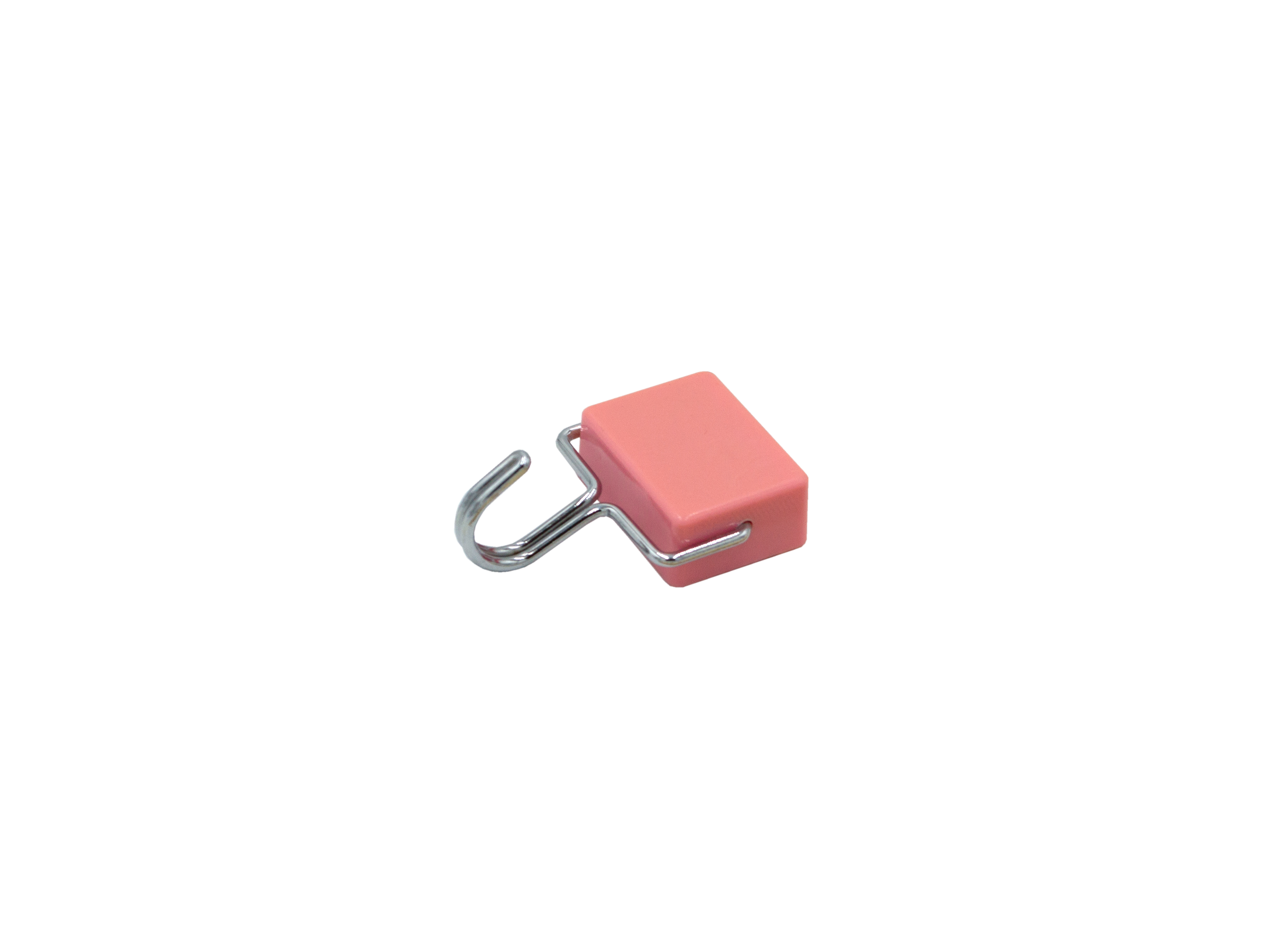 магнитный крючок-держатель розовый